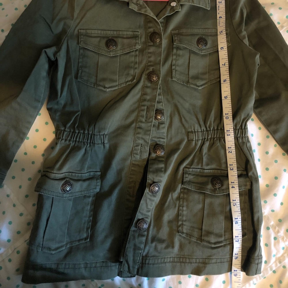Army Green Utility Jacket - Picture 4 of 5